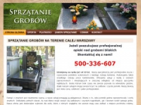 www.warszawa-sprzataniegrobow.pl Sprzątanie grobów Warszawa